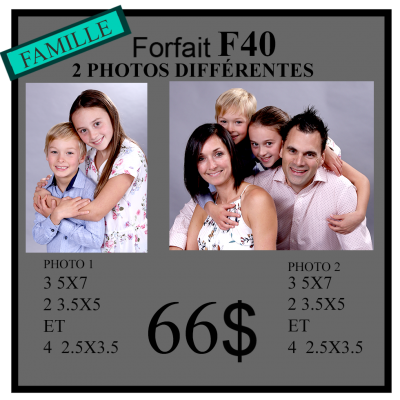 Forfait famille 66 F40 mini mousse